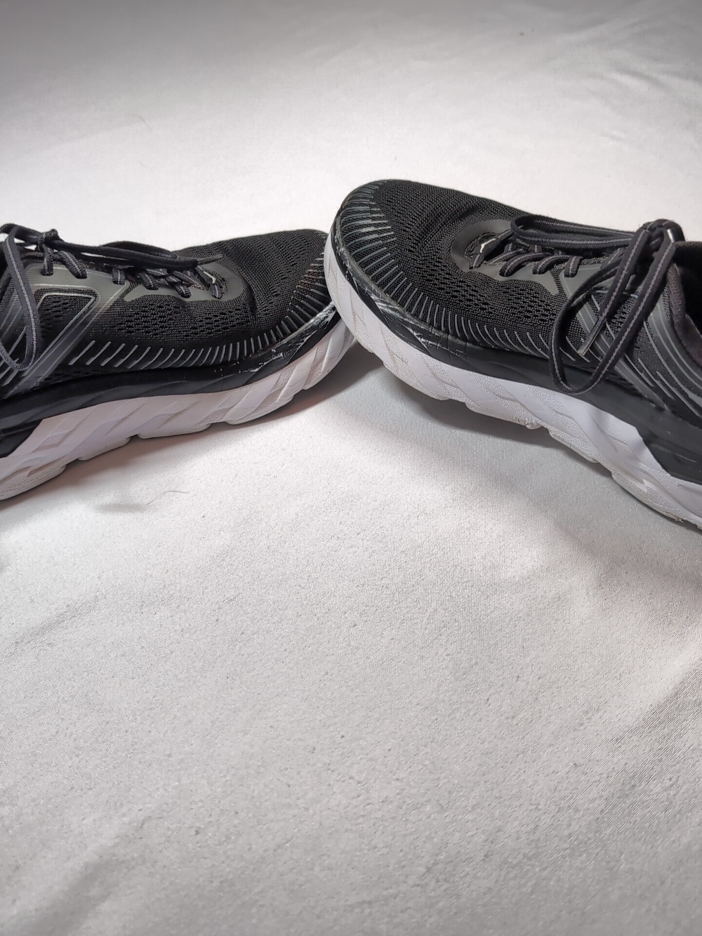 Hoka Bondi 7 Black and Gray Women's Running Sneakers Size 9 - Picture 5 of 10